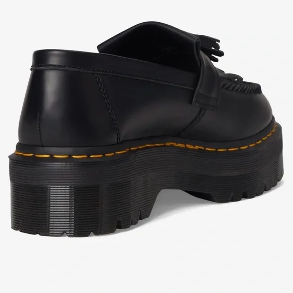 🖤🆕Dr. Martens Adrian Bex Smooth Leather Platform Tassel Loafers, Size 6🖤 - Picture 16 of 16